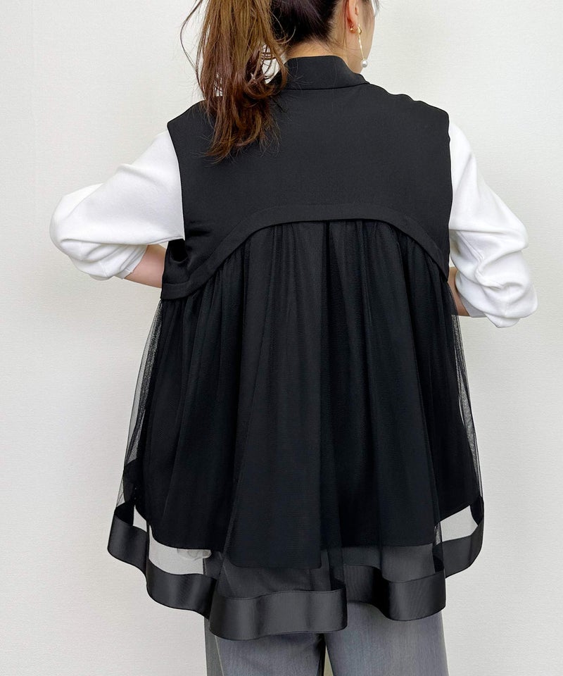 model：H164　着用サイズ：M　ブラック