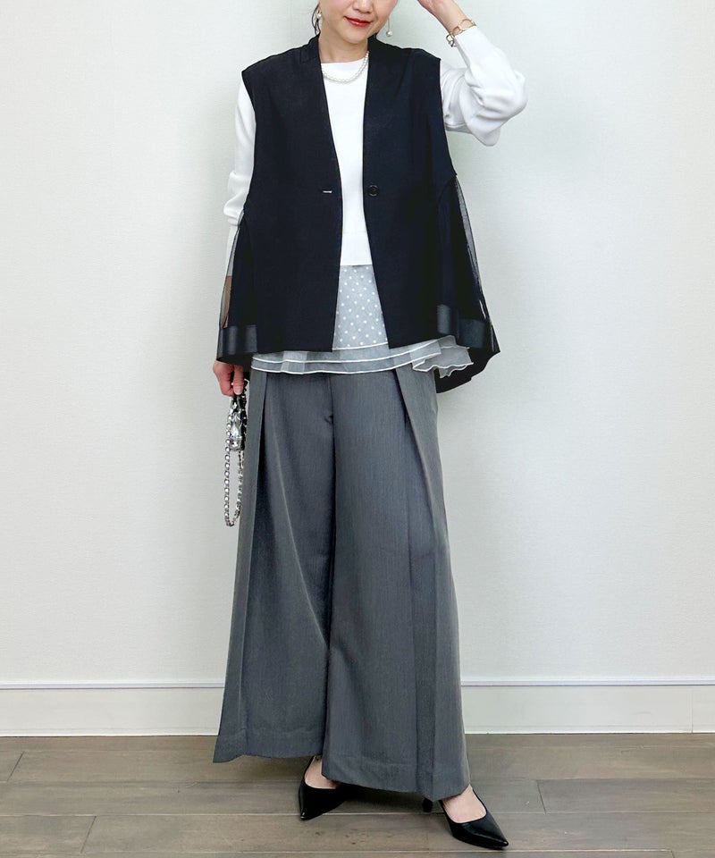 model：H164　着用サイズ：M　ブラック