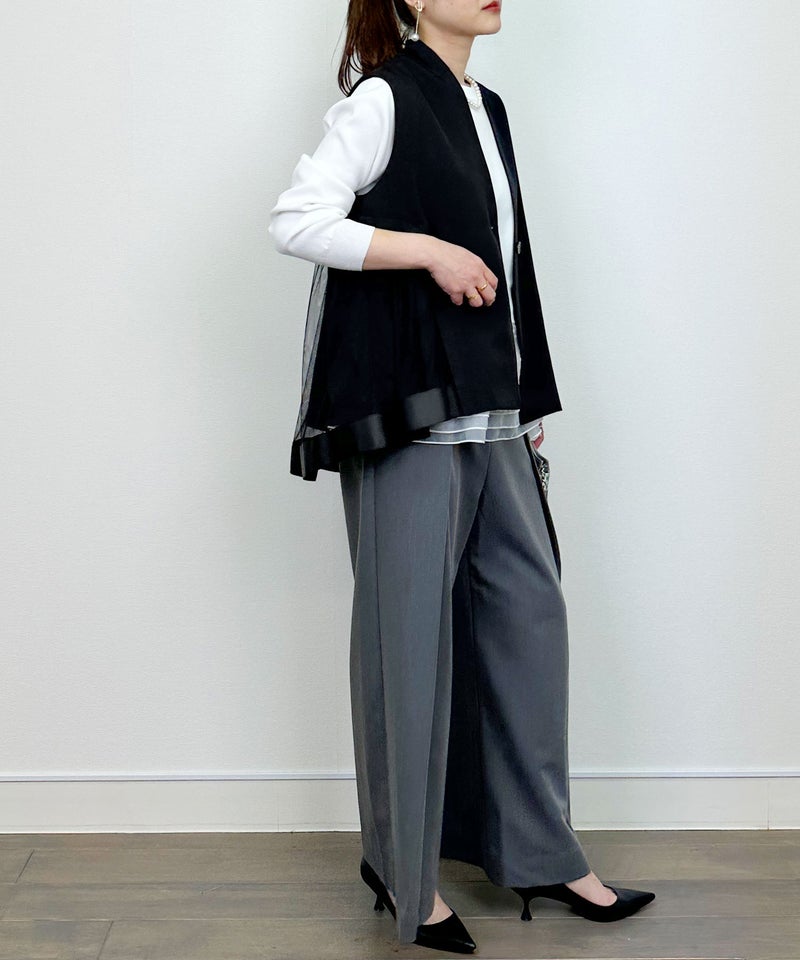 model：H164　着用サイズ：M　ブラック