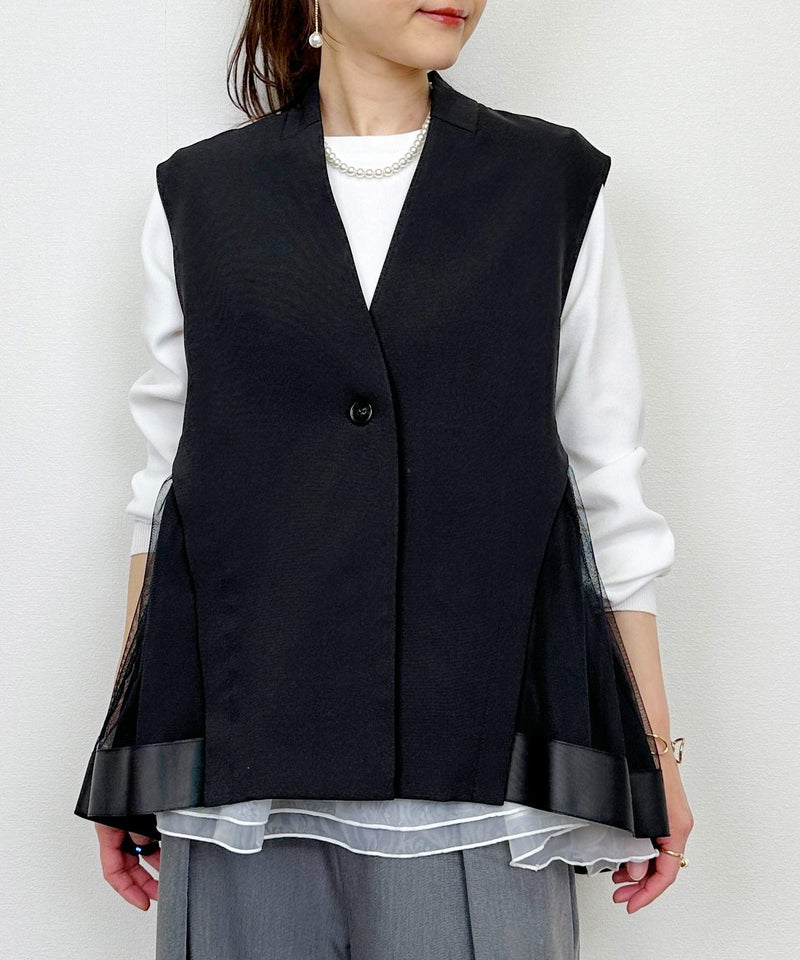 model：H164　着用サイズ：M　ブラック