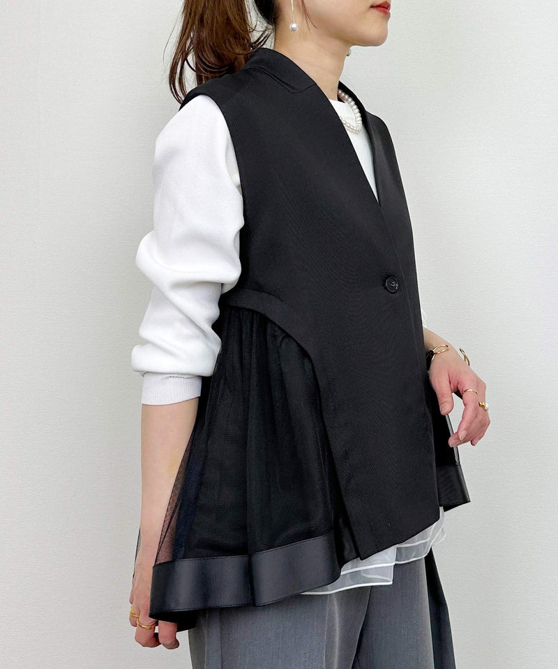 model：H164　着用サイズ：M　ブラック