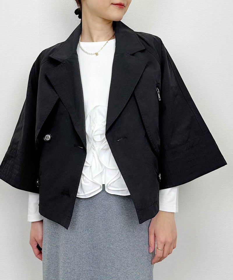 model：H164　着用サイズ：M　ブラック　シフォンなし