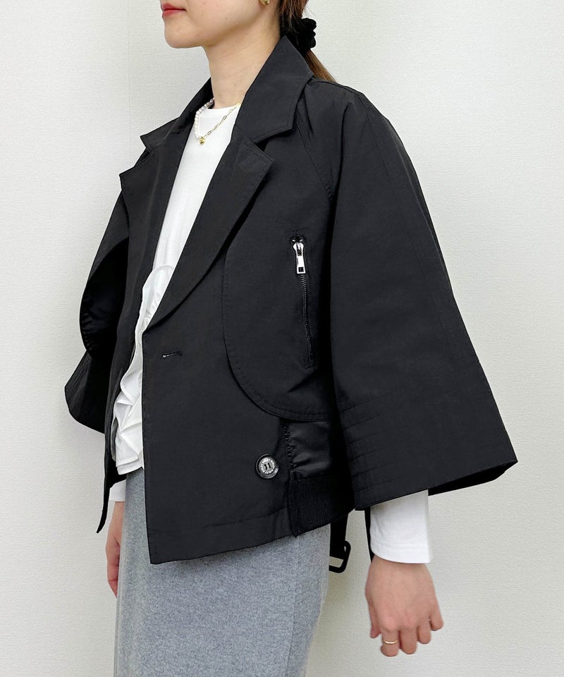 model：H164　着用サイズ：M　ブラック　シフォンなし