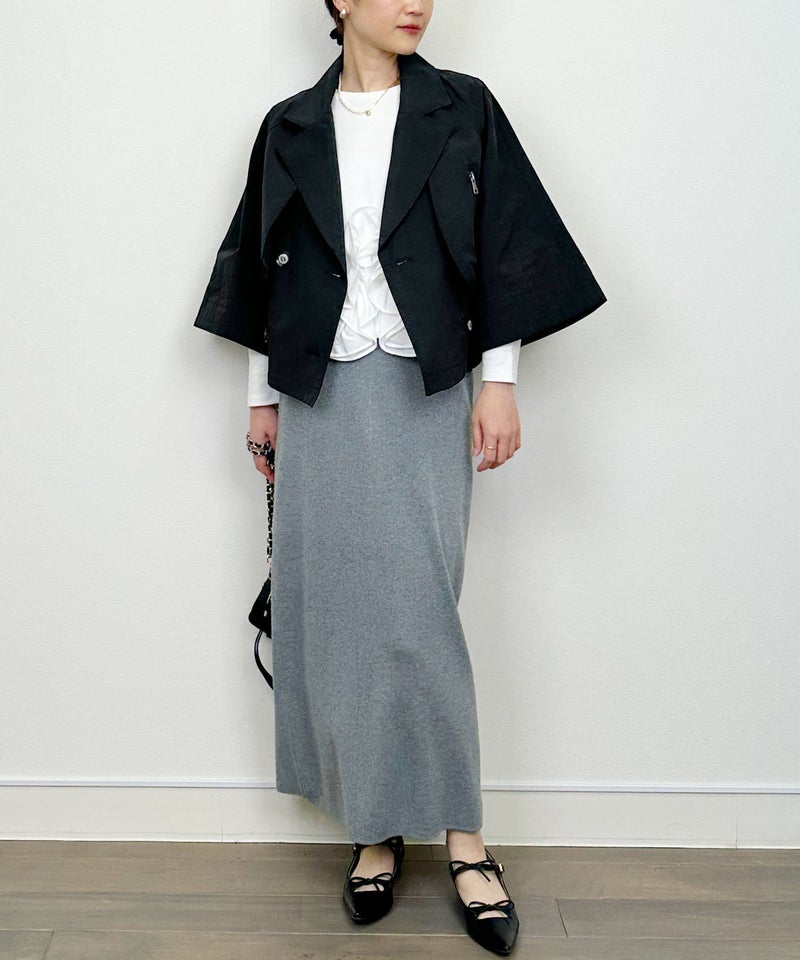 model：H164　着用サイズ：M　ブラック　シフォンなし