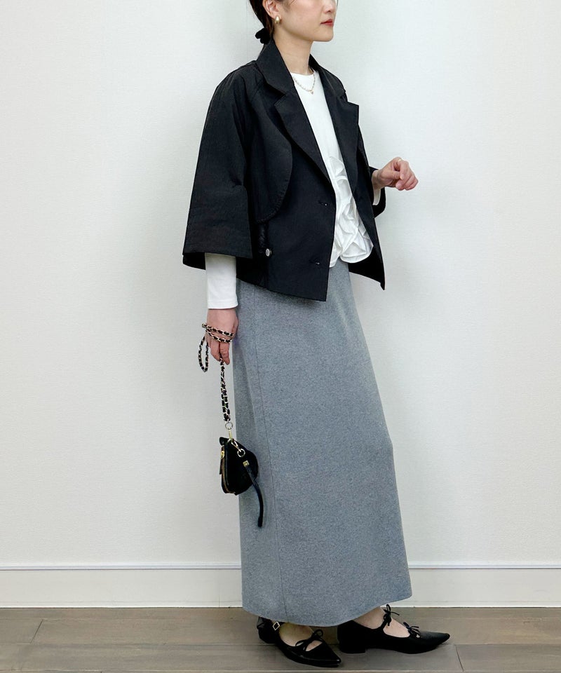 model：H164　着用サイズ：M　ブラック　シフォンなし