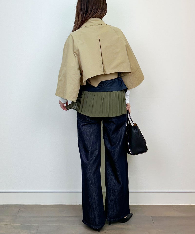 model：H164　着用サイズ：M　ベージュ