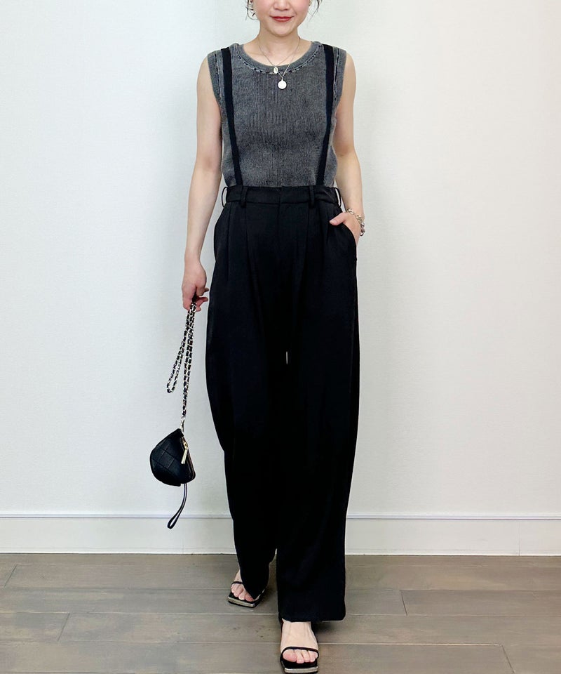 model：H164　着用サイズ：M　チャコールグレー