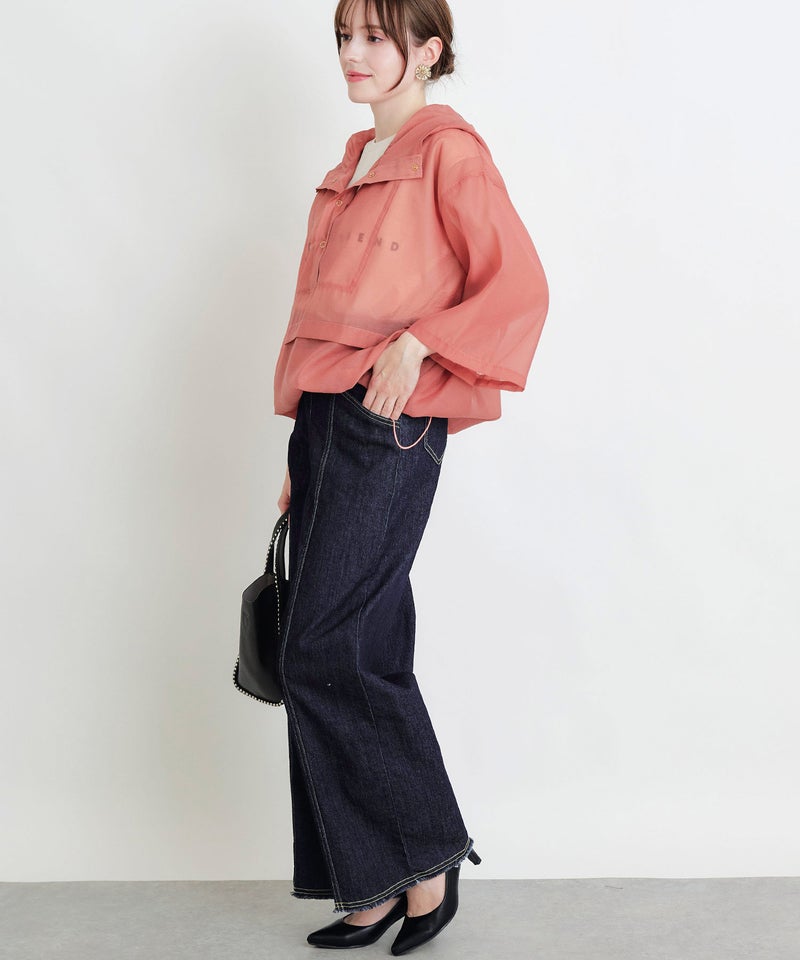 model：H160　着用サイズ：M　サンドベージュ