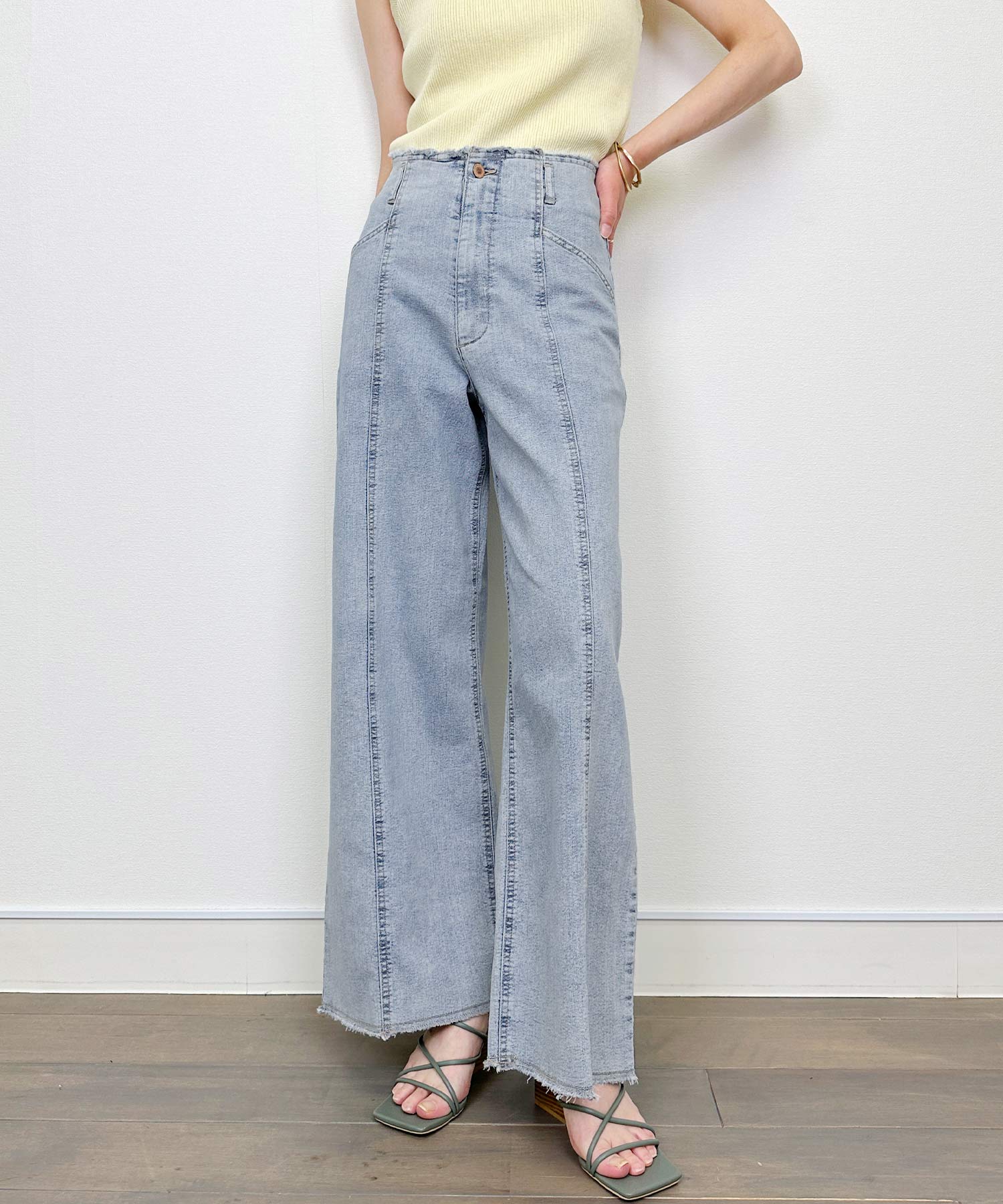 WEB限定】9.5oz ハイウエストストレッチデニム | PICCIN (ピッチン