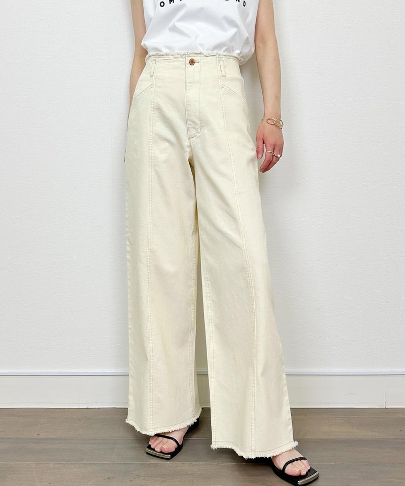 model：H164　着用サイズ：M　アイボリー