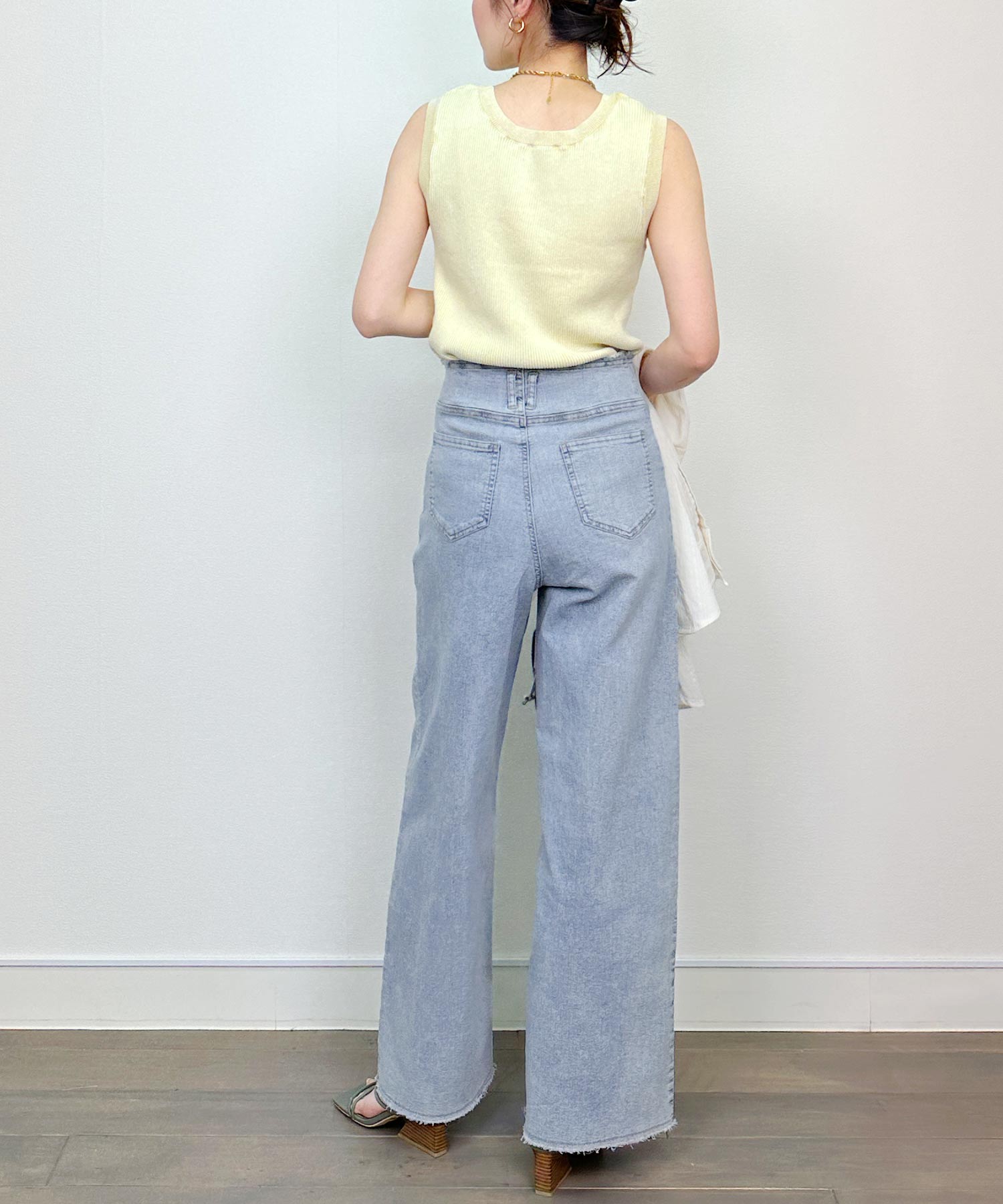 WEB限定】9.5oz ハイウエストストレッチデニム | PICCIN (ピッチン