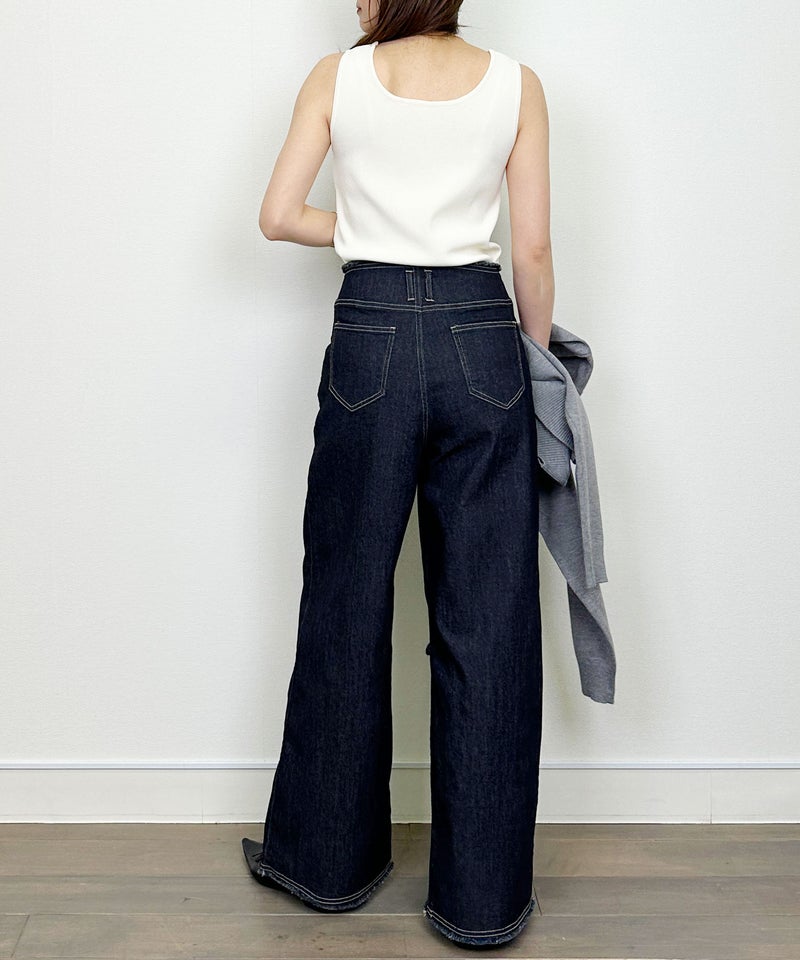 model：H164　着用サイズ：M　ネイビー