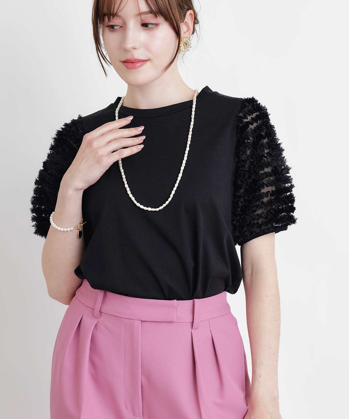 model：H160　着用サイズ：M