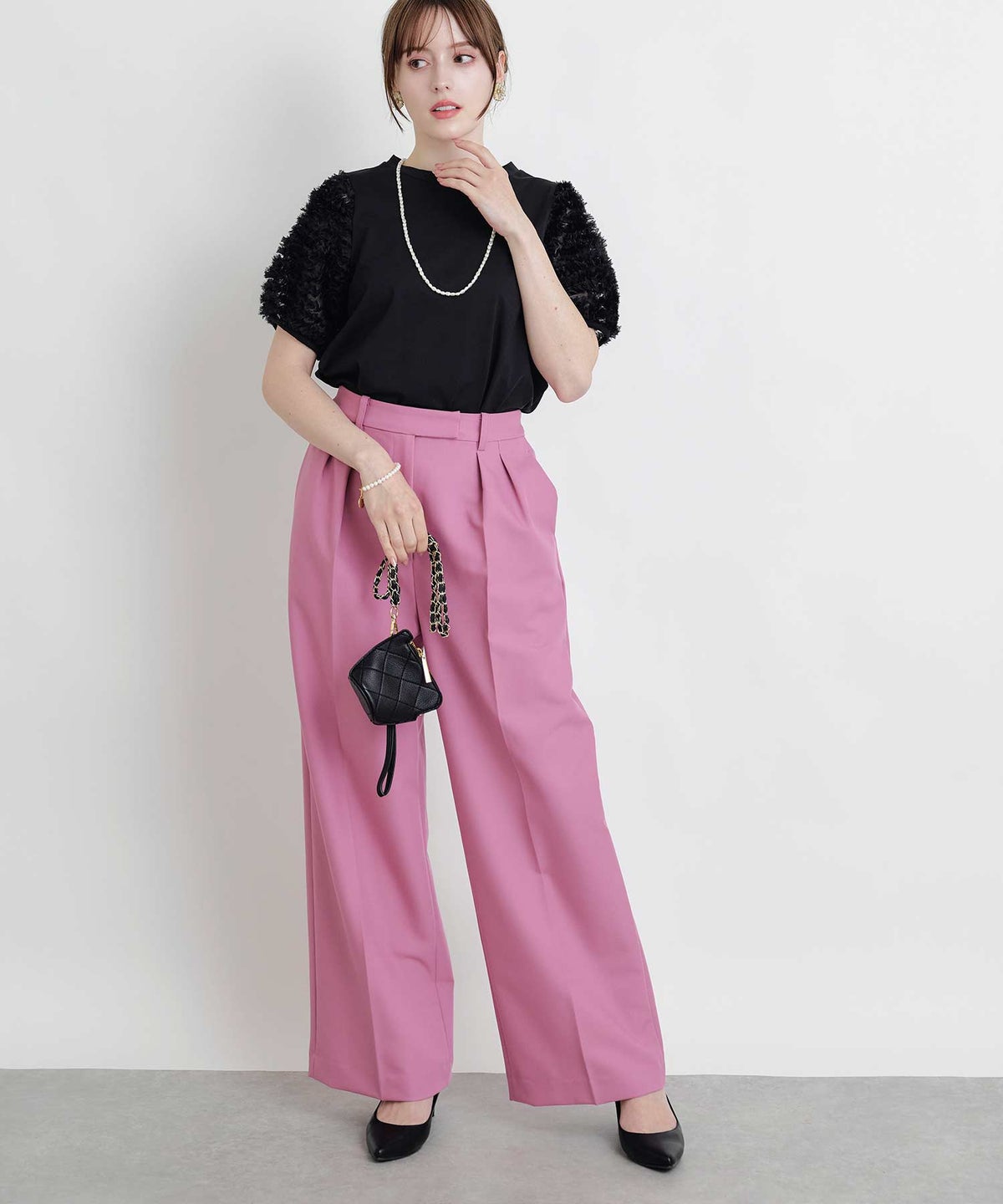 model：H160　着用サイズ：M