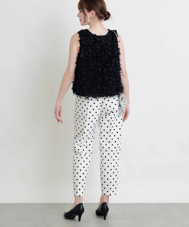 model：H160　着用サイズ：M　ブラック　リボン前