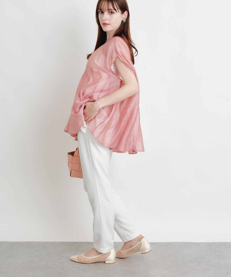 model：H160　着用サイズ：M　ピンク