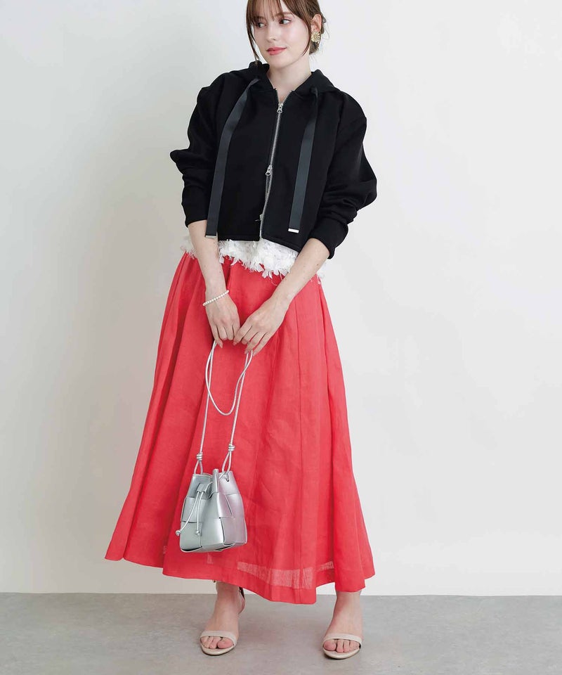 model：H160　着用サイズ：M　ピンク