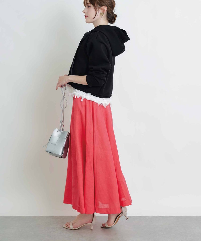 model：H160　着用サイズ：M　ピンク