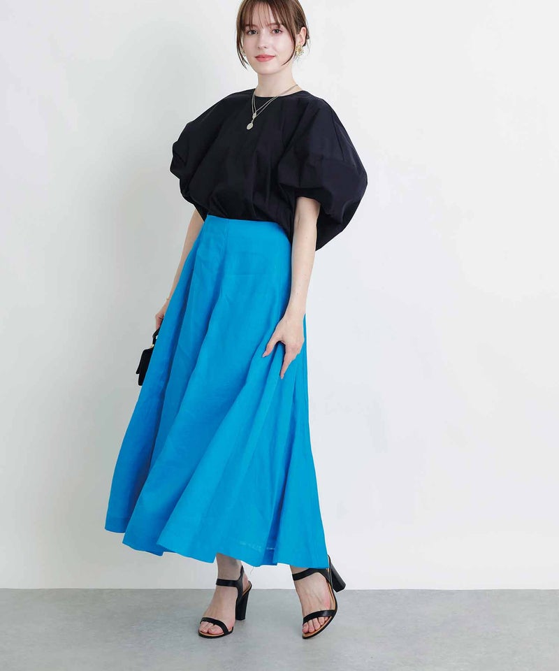 model：H160　着用サイズ：M　ターコイズブルー