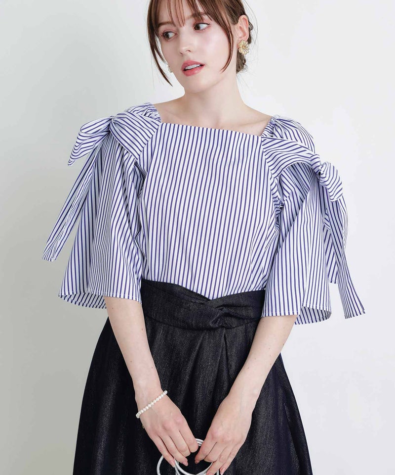 model：H160　着用サイズ：M　ブルー