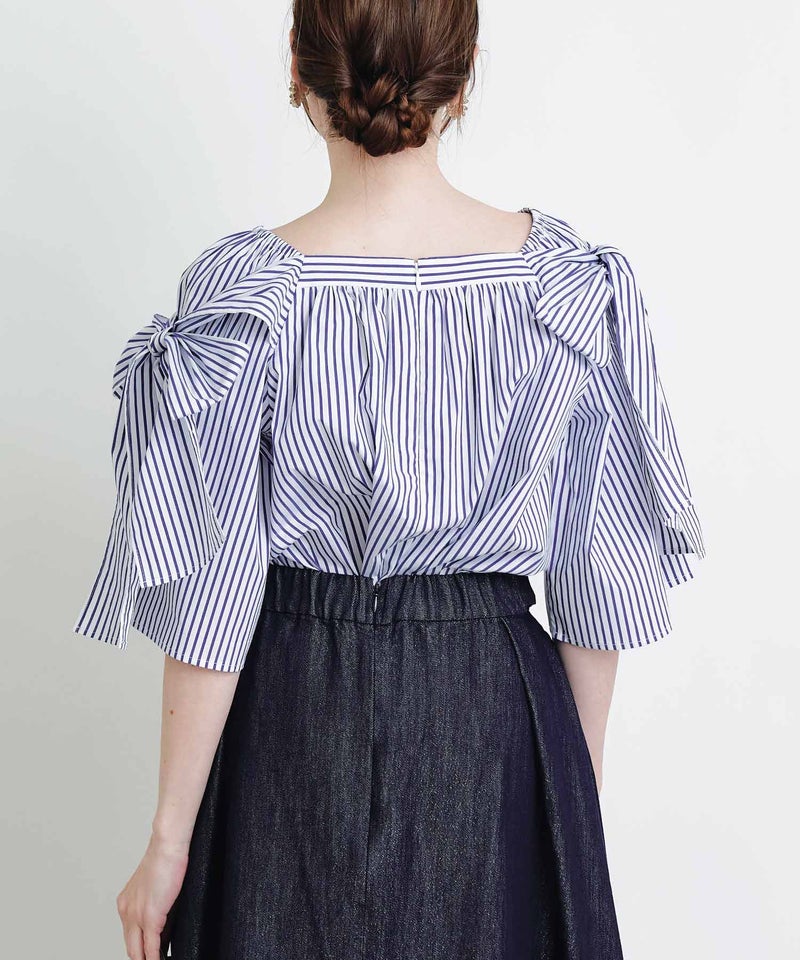 model：H160　着用サイズ：M　ブルー