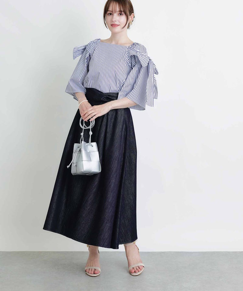 model：H160　着用サイズ：M　ブルー