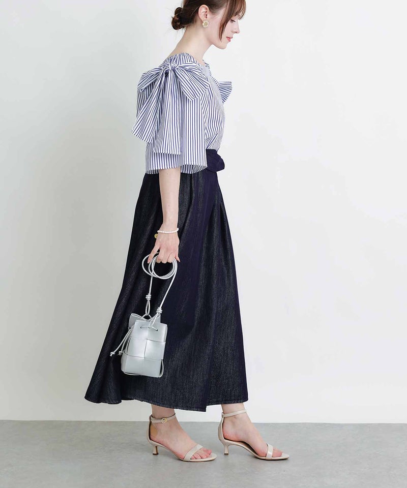 model：H160　着用サイズ：M　ブルー