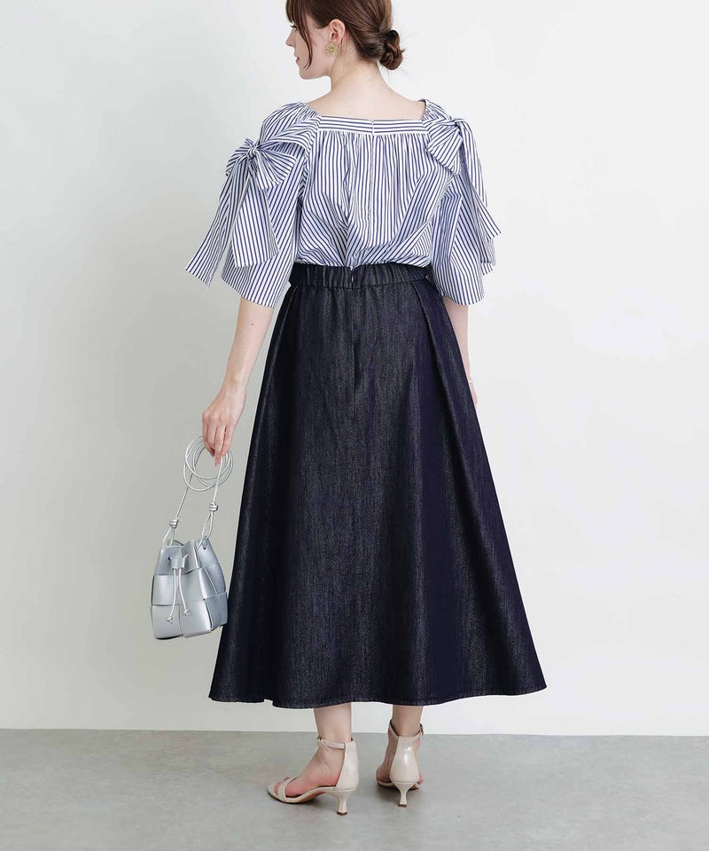 model：H160　着用サイズ：M　ブルー