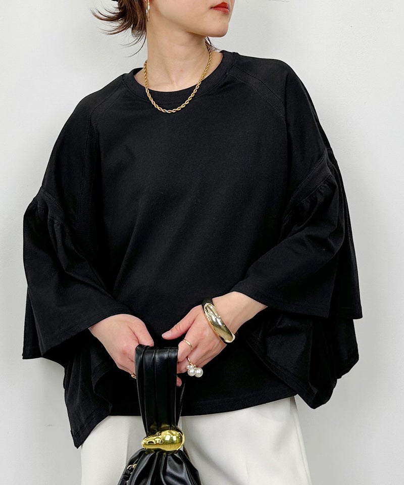 model：H164　着用サイズ：M　ブラック