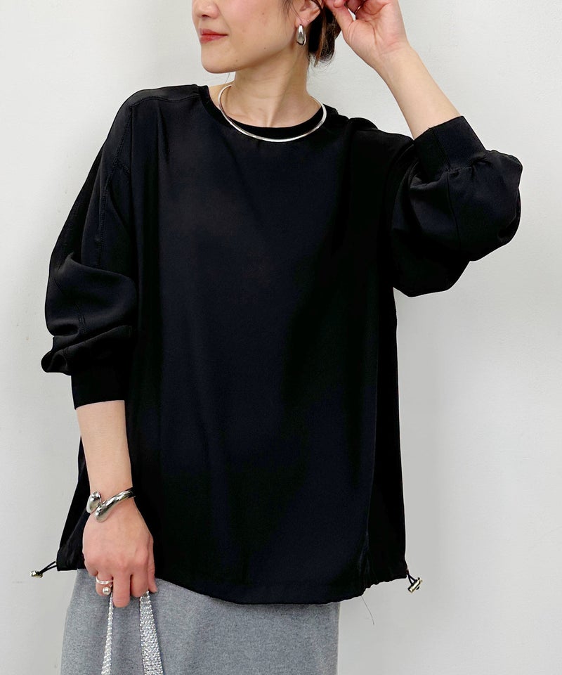 model：H164　着用サイズ：M　ブラック