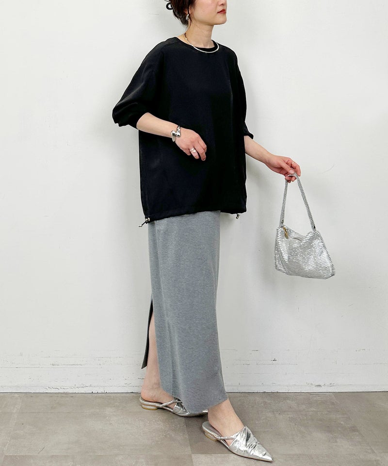 model：H164　着用サイズ：M　ブラック
