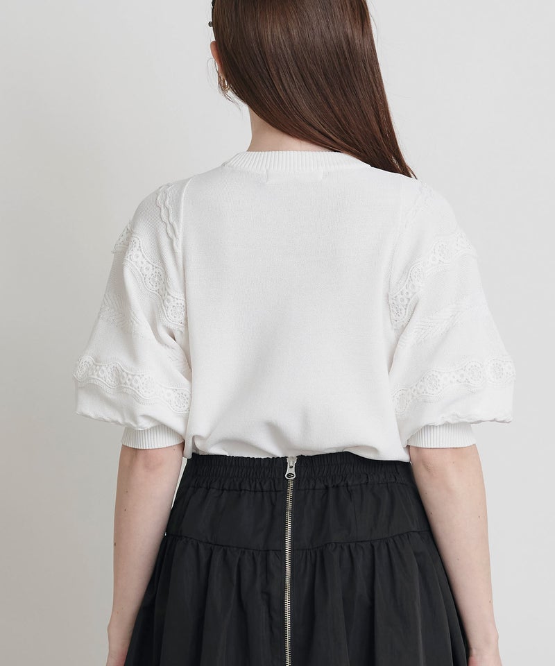 model：H160　着用サイズ：M　オフホワイト