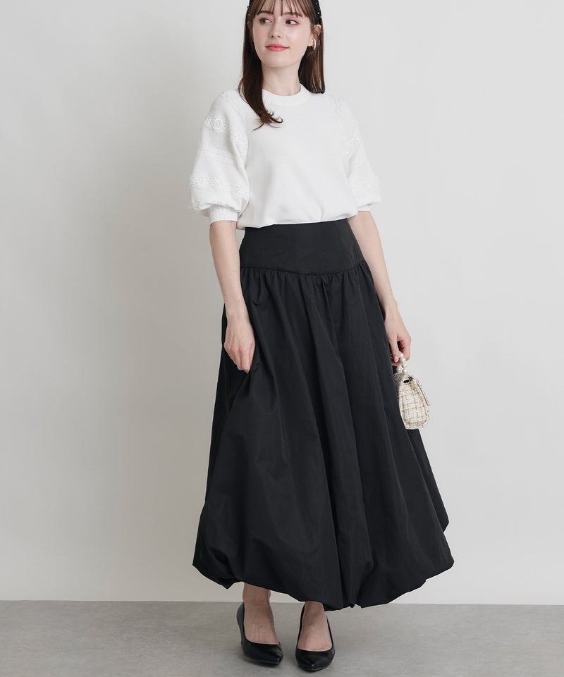 model：H160　着用サイズ：M　オフホワイト