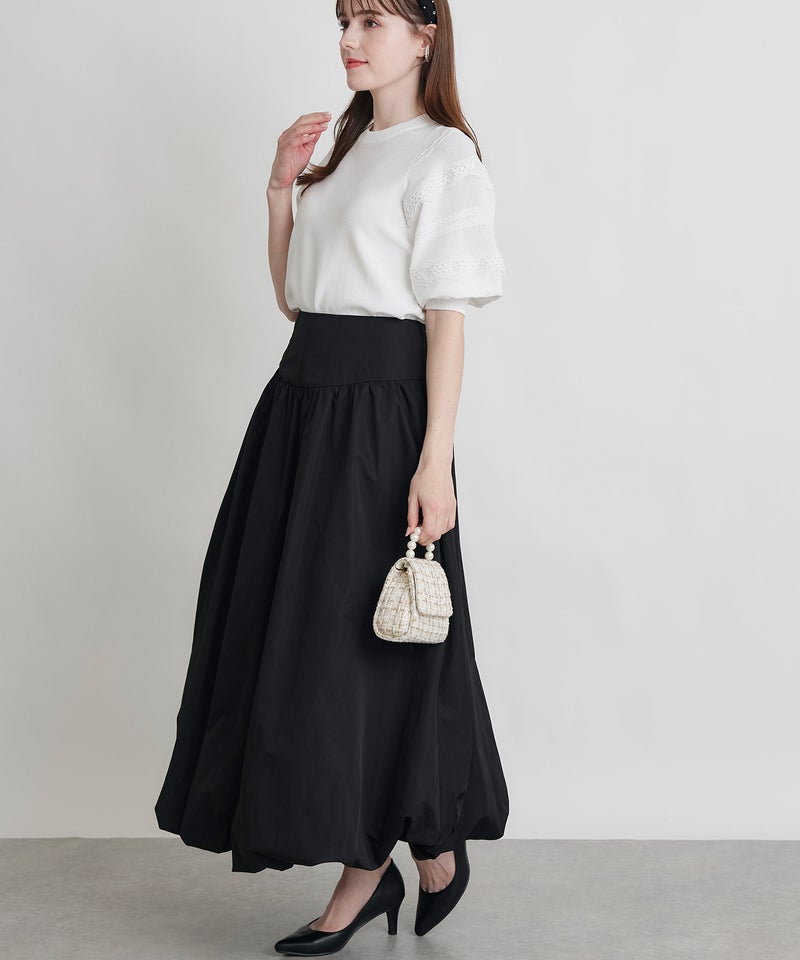 model：H160　着用サイズ：M　オフホワイト