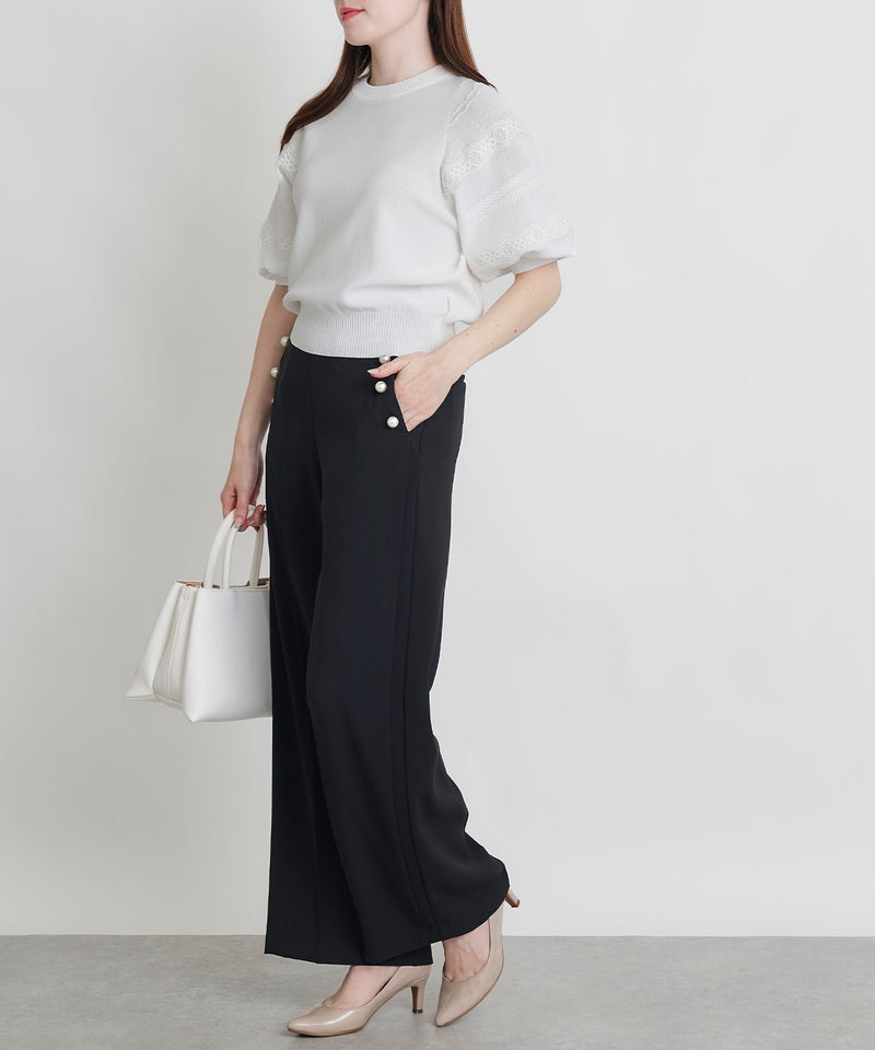 model：H160　着用サイズ：M　オフホワイト