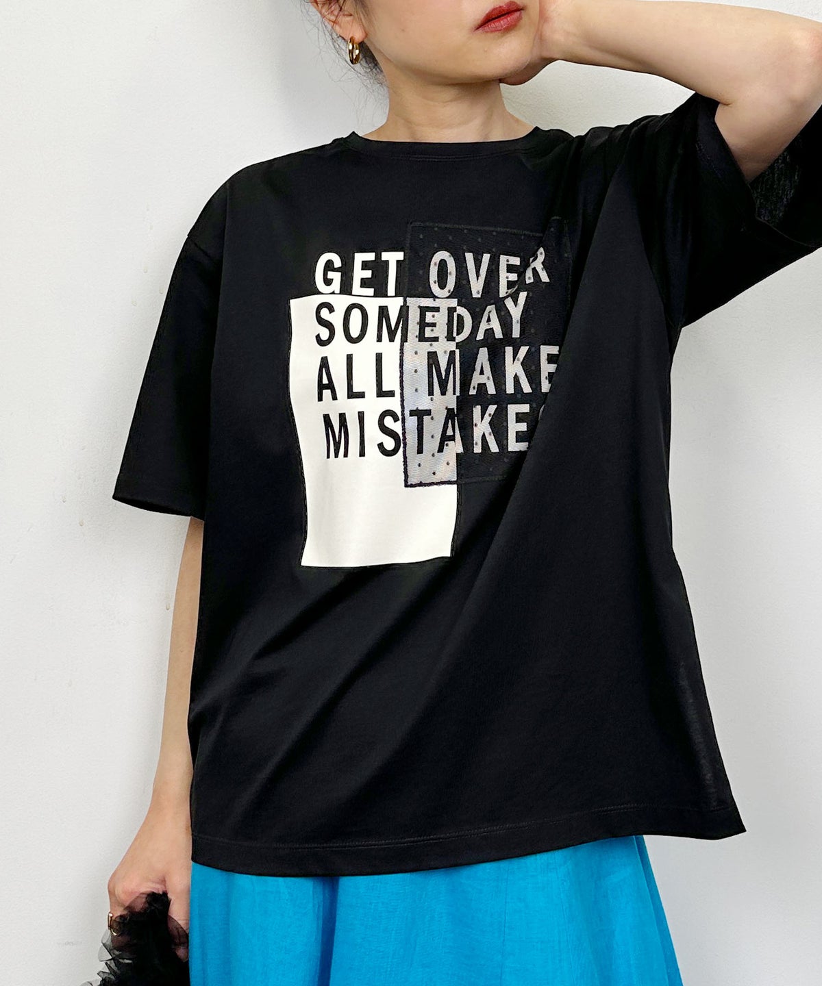 model：H164　着用サイズ：M　ブラック