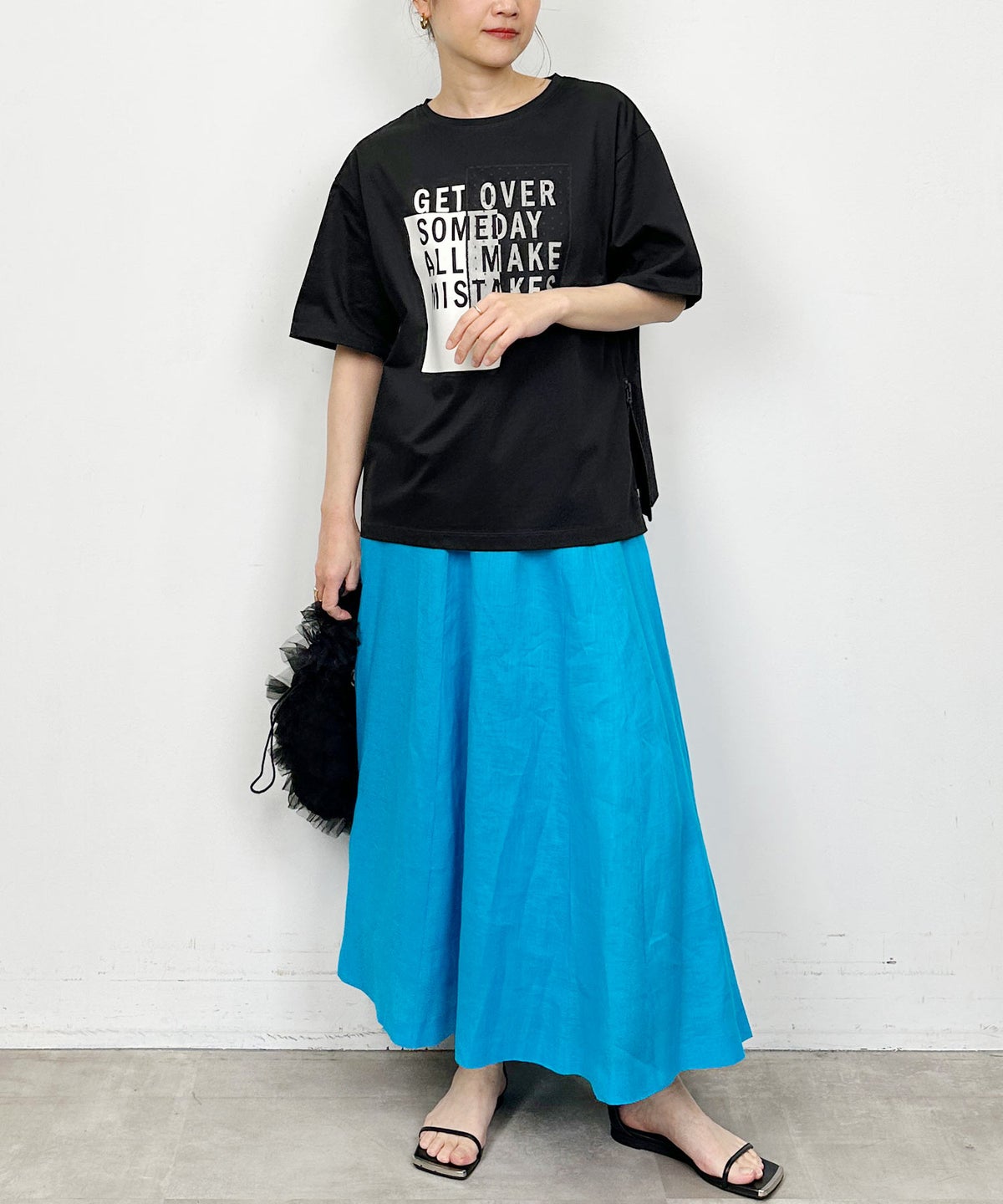 model：H164　着用サイズ：M　ブラック