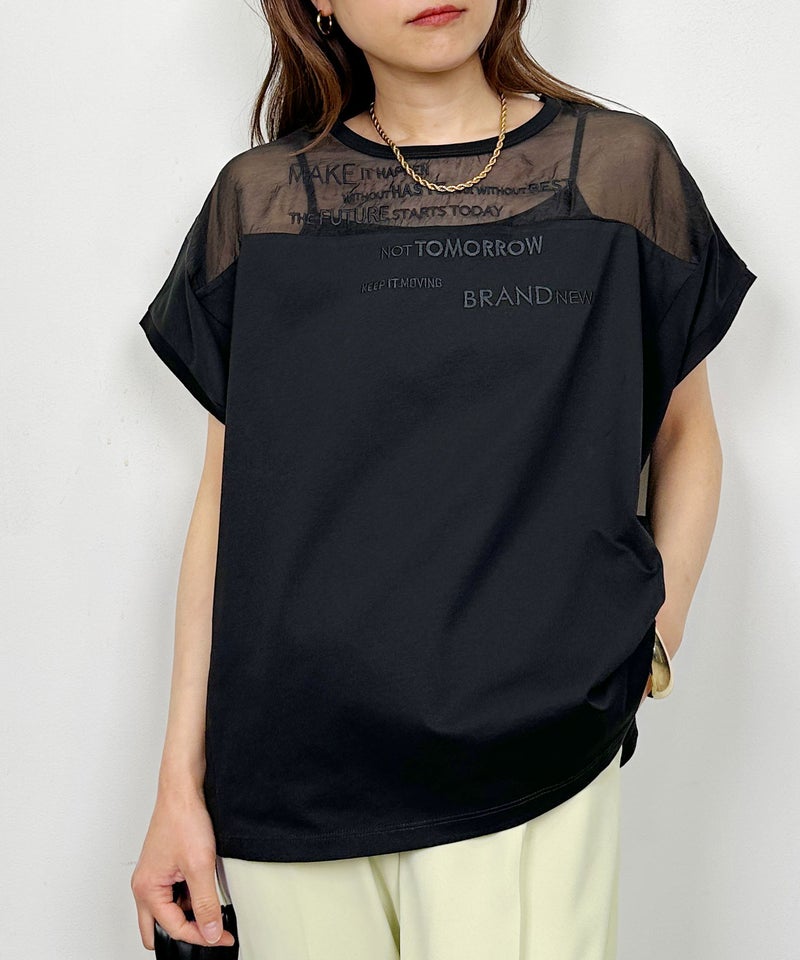 model：H164　着用サイズ：M　ブラック