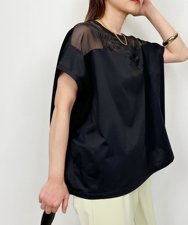 model：H164　着用サイズ：M　ブラック