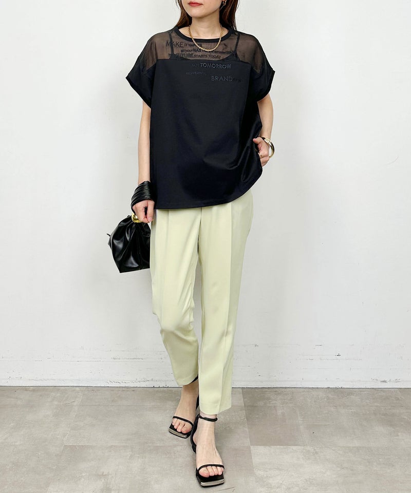 model：H164　着用サイズ：M　ブラック