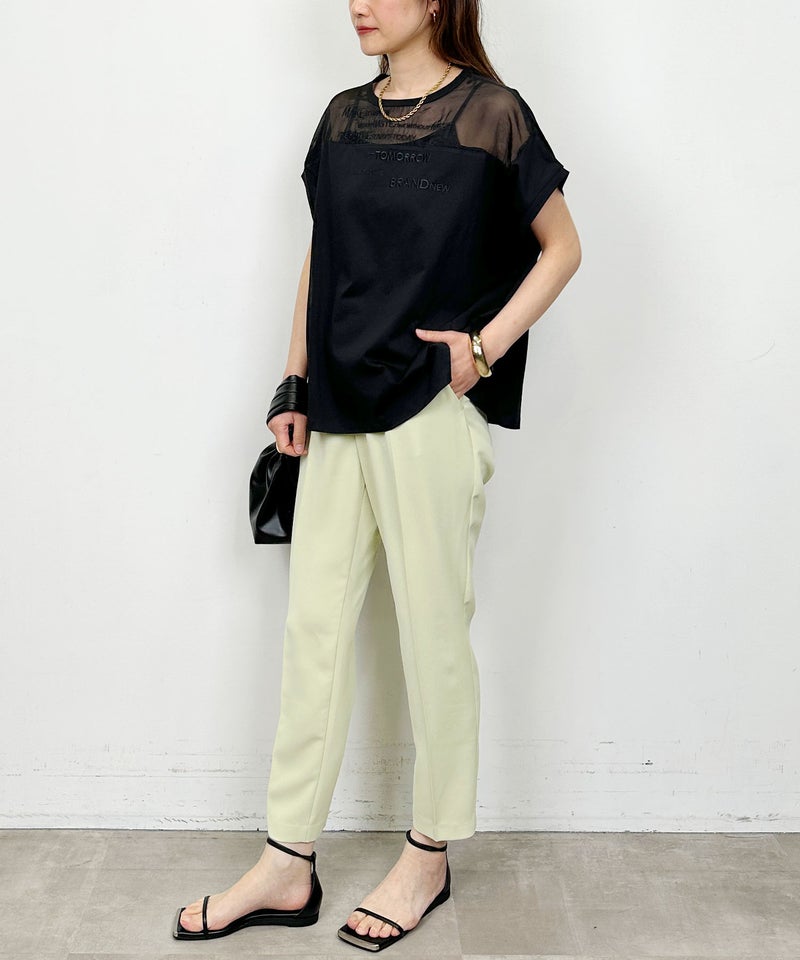 model：H164　着用サイズ：M　ブラック