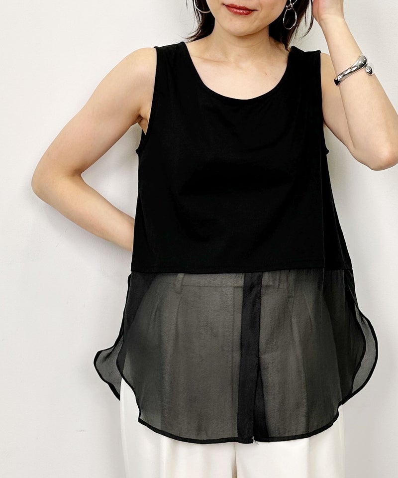 model：H164　着用サイズ：M　ブラック