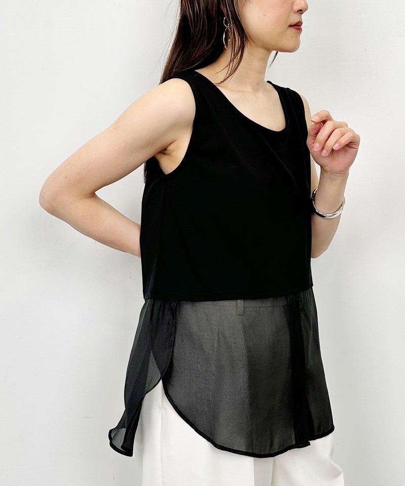 model：H164　着用サイズ：M　ブラック