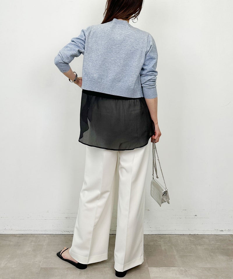 model：H164　着用サイズ：M　ブラック