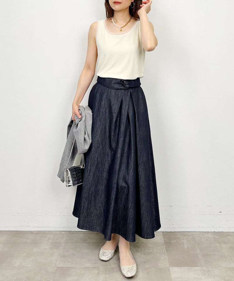 model：H164　着用サイズ：M　アイボリー