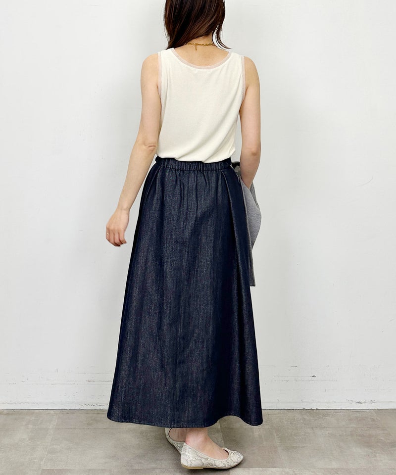 model：H164　着用サイズ：M　アイボリー