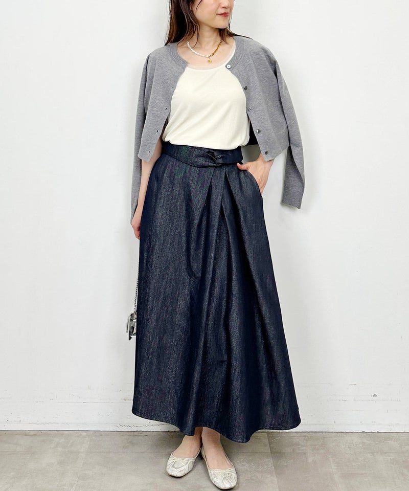 model：H164　着用サイズ：M　アイボリー