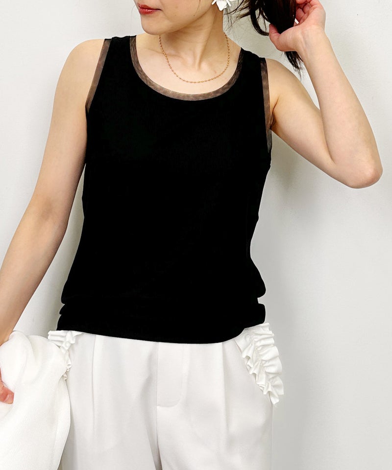 model：H164　着用サイズ：M　ブラック