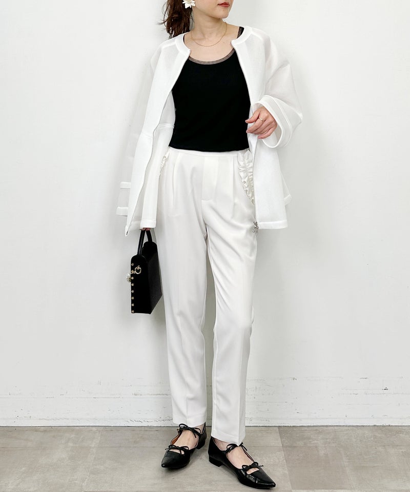 model：H164　着用サイズ：M　ブラック