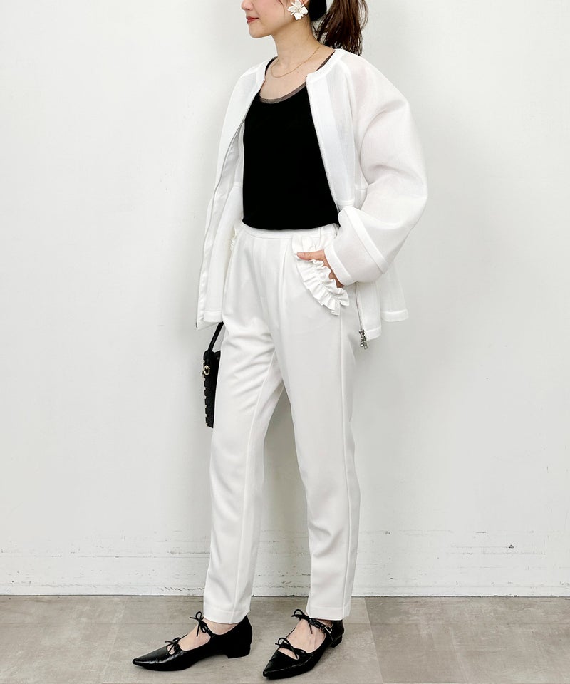 model：H164　着用サイズ：M　ブラック